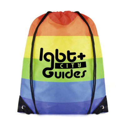 Rainbow Drawstring Bag